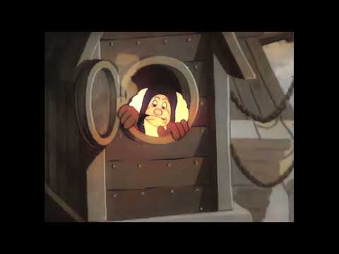Видео: "Синдбад мореход", в цвете! Союзмультфильм 1944 год