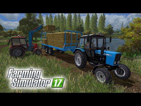 Видео: ПОМОГЛИ ТРАКТОРИСТУ ПОГРУЗИТЬ УПАВШИЙ ГРУЗ! НАВЕСТИЛИ БАБУШКУ! Farming Simulator 17