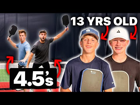 Видео: Смогут ли 4,5-летние игроки победить лучших 13-летних вундеркиндов пиклбола?