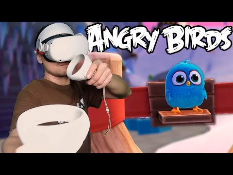 Видео: Angry Birds VR: Isle of Pigs Расстроенные птицы #3