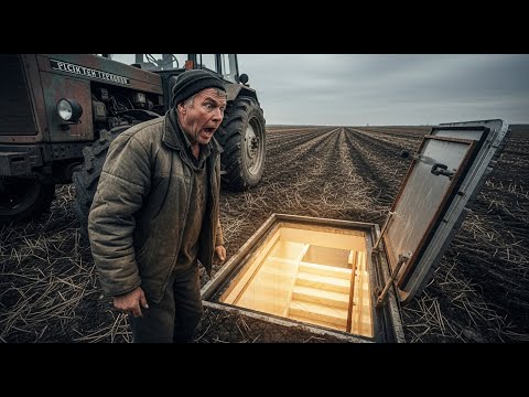 Видео: Тракторист срыл холм и нашёл тайный бункер погибшего олигарха.