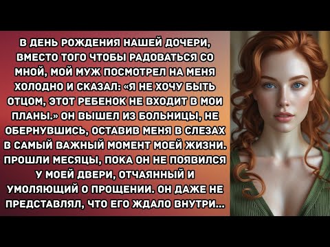 Видео: В день рождения нашей дочери, вместо того чтобы радоваться со мной, мой муж посмотрел на меня...