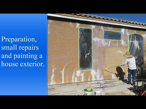 Видео: Покраска фасада дома в Финиксе.