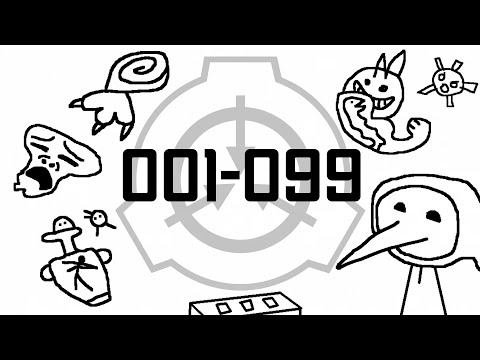 Видео: 100 объектов SCP в пеинте [001-099]