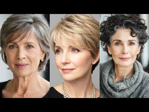 Видео: Стрижка для женщин 50+, 60+ и 70+ — женская стрижка