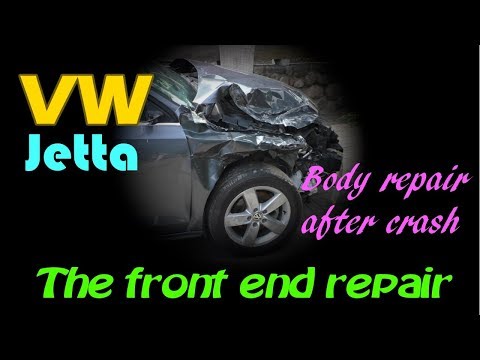 Видео: VW Jetta. The front end repair. Ремонт переда.