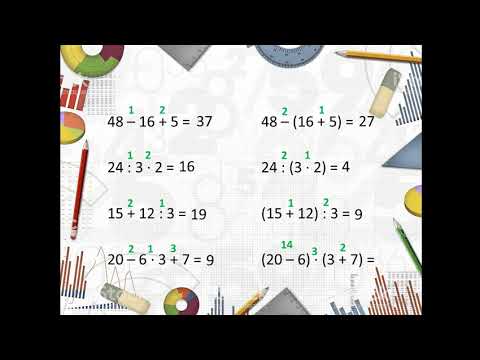 Видео: Порядок выполнения арифметических действий. 2 класс, урок 2