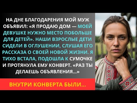 Видео: Муж заявил, что продаёт наш дом ради любовницы — он не ожидал, что я сделаю дальше