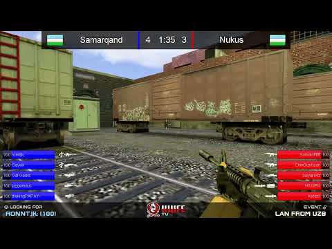 Видео: Первый игровой день турнира по CS 1.6 из Узбекистана [Samarqand -vs- Nukus] 2 map @Alexkn1feTV