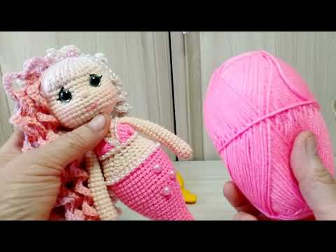 Видео: Русалочка крючком//Схемы под диктовку//И.Кистаева