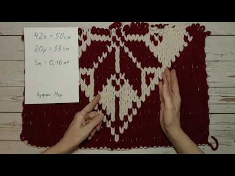 Видео: 83- Расчеты для пряжи Ализе Пуффи Мор (Alize Puffy More).