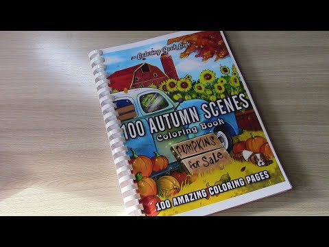 Видео: ОБЗОР РАСКРАСКИ 100 ОСЕННИХ СЦЕН /100 AUTUMN SCENES