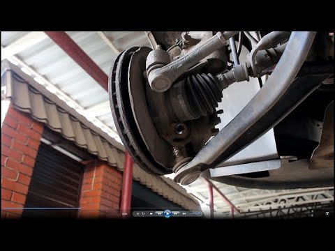 Видео: Замена передних шаровых опор на Dodge Caliber 1,8 Додж Калибер 2008 года