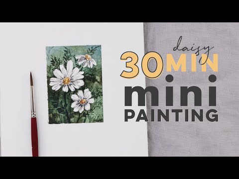 Видео: ЕСТЬ 30 МИН? Вы можете это нарисовать! Ромашки в реальном времени!