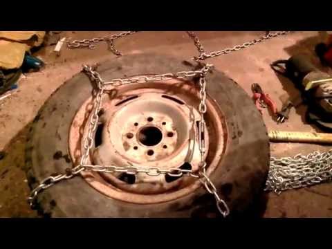 Видео: цепи противоскольжения