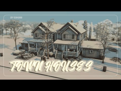 Видео: Таунхаусы 🏡| Строительство The Sims 4 | Townhouses