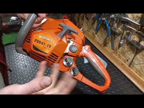 Видео: Бензопилка Forte FGS41-16 - тече пальне при заправці