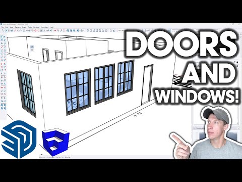 Видео: Начало работы с SketchUp 2025. Часть 6 — Двери и окна!
