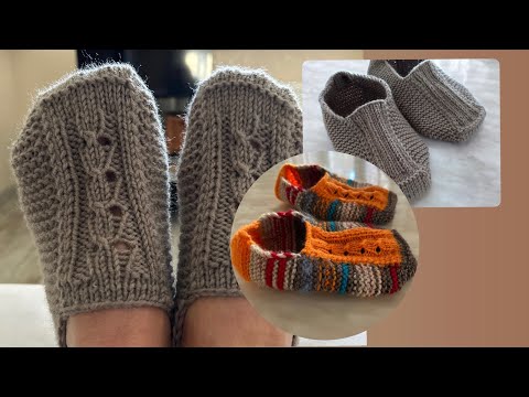 Видео: Удобные СЛЕДКИ СПИЦАМИ для любимых ножек. ПОДРОБНЫЙ мастер-класс