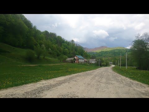 Видео: Дорога к скале Молочный Камень. Шаян - Вышково - Буштыно - Теребля - Угля - Великая Уголька