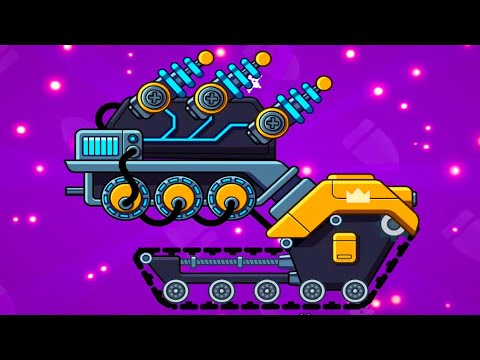 Видео: ЭПИЧЕСКИЙ Танк БАТАРЕЯ Hills of steel #68 Обновление Зимний Сезон. Схватка с Боссом на Машинки Кида