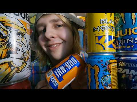 Видео: АСМР Полчаса хвастаюсь коллекцией жестяных банок🥤