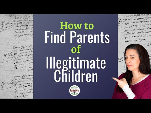 Видео: Как найти отца незаконнорожденного предка на вашем генеалогическом древе