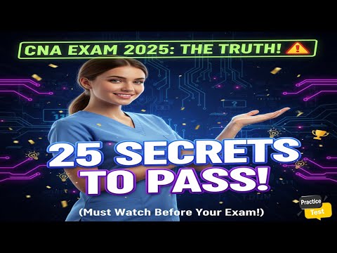 Видео: НЕ СДАВАЙТЕ экзамен CNA без этих 25 вопросов!