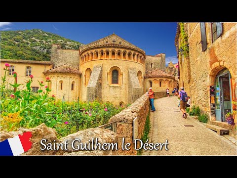 Видео: Сен-Гийем-ле-Дезер 🇫🇷 Прогуляйтесь по вечной средневековой деревне