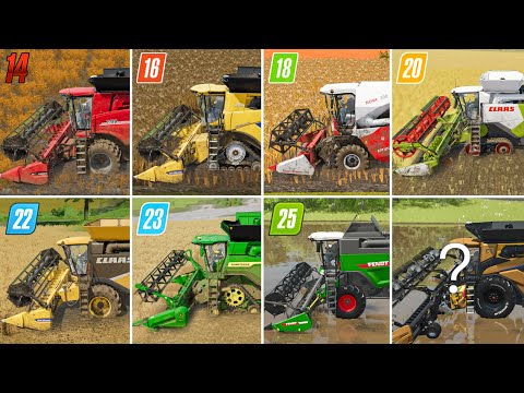 Видео: Fs14 против Fs16 против Fs18 против Fs20 против Fs22 против Fs23 против Fs25 | Пшеничный комбайн ...