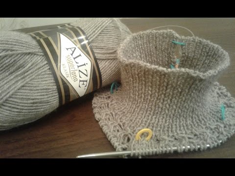 Видео: Платье спицами. Часть 3