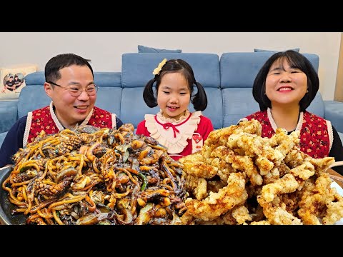 Видео: Приготовление и поедание корейских чачжанмён и тансуюкㅣCooking&Mukbang