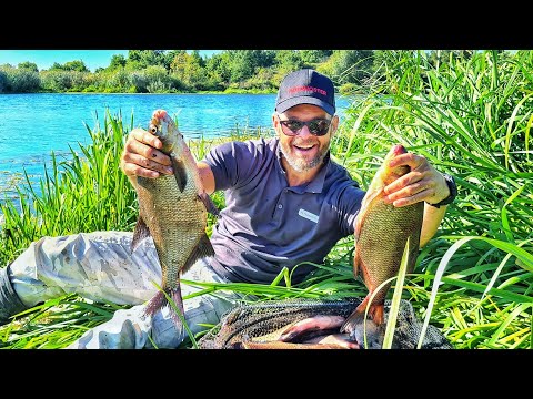 Видео: Фидер на реке Припять! Успешные поиски Леща.