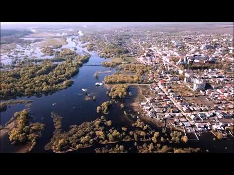 Видео: Рыльск с высоты птичьего полёта (1080р)