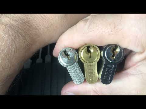 Видео: Вскрытие замка tesa. Английский профиль 6 пинов