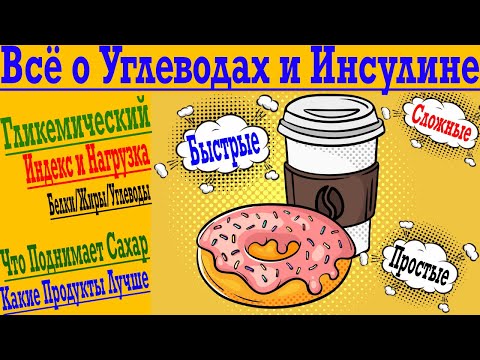 Видео: Гликемическая Нагрузка и Инсулиновый Индекс - Все о Глюкозе, Углеводах, Сахарном Диабете и Инсулине