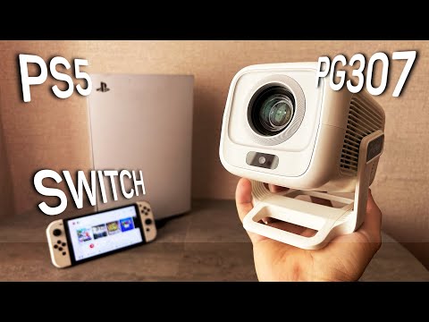 Видео: PROGAGA PG370 Мини проектор для ПС5 и Нинтендо Свитч