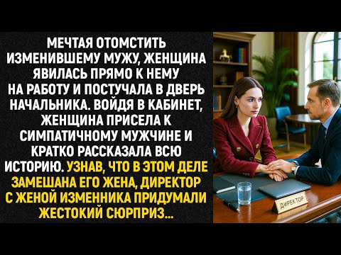 Видео: Мечтая отомстить изменившему мужу, женщина явилась прямо к нему на работу и постучала к начальству..