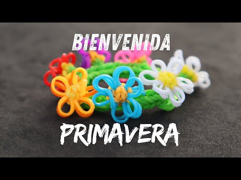 Видео: Не пропусти, как сделать весенний браслет из резинок 🌸🌿 | DIY урок | #diy