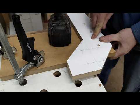 Видео: Соединение столешниц без видимых планок . При помощи шаблона  parettool, Часть2