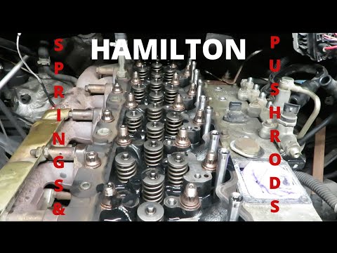 Видео: УСТАНОВИЛ ПРУЖИНЫ И ТОЛКАТЕЛИ HAMILTON НА МОЙ CUMMINS!!!