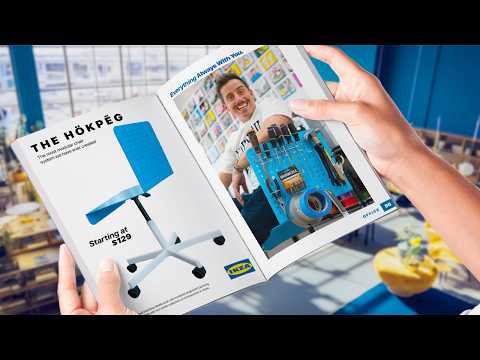 Видео: Что, если бы я спроектировал ненужный стул для IKEA?!