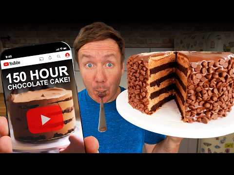 Видео: Я испекла шоколадный торт за 150 часов