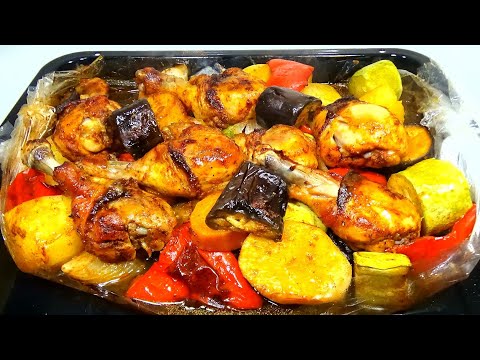 Видео: Запеченное Рагу с Мясом Невозможно Оторваться! Овощное Ассорти  в Рукаве! Вкусный Рецепт Рагу.