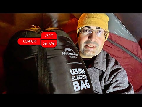 Видео: Спальный мешок Naturehike U350S -3˚C. Обзор
