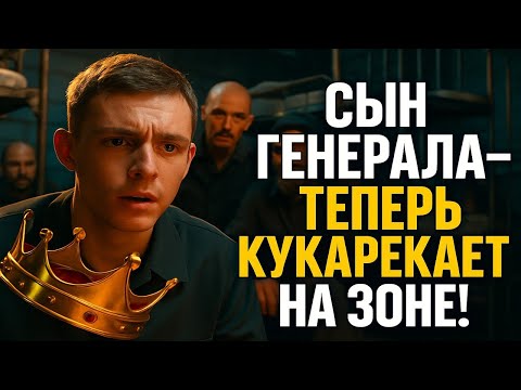 Видео: Сын генерала стал обиженным на зоне. Пресс-хата против мажора.