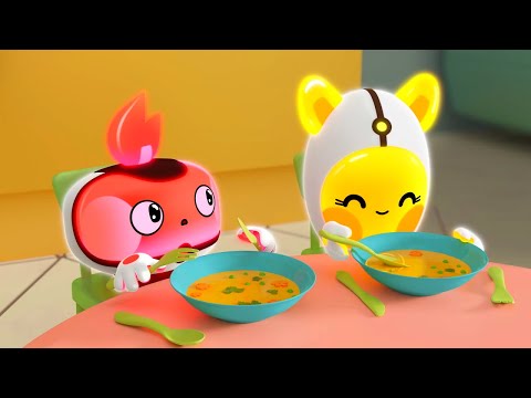 Видео: Тикабо - Веселый обед - серия 16 - мультфильм для малышей