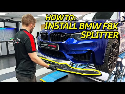 Видео: КАК УСТАНОВИТЬ ПЕРЕДНИЙ СПЛИТТЕР НА BMW M4 F82 | Пошаговая инструкция