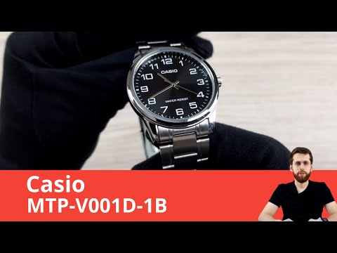 Видео: Обзор часов Casio MTP-V001D-1B