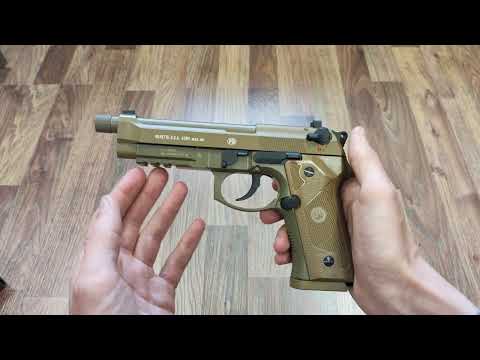 Видео: Пневматический пистолет Umarex Beretta M9A3 FDE